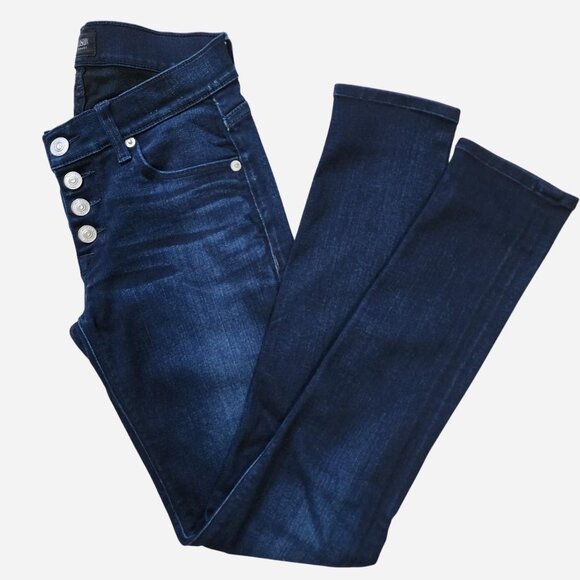 Hudson button-fly dark blue skinny jeans size 25 - Picture 6 of 8